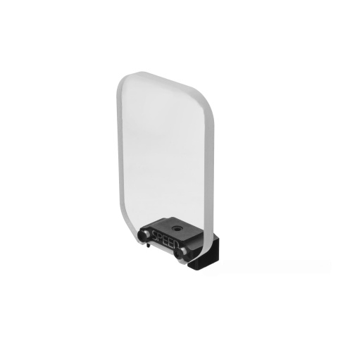 Speed Airsoft Square Optic BB Shield (Large) - CLEAR