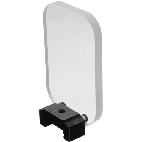 Speed Airsoft Square Optic BB Shield (Large) - CLEAR