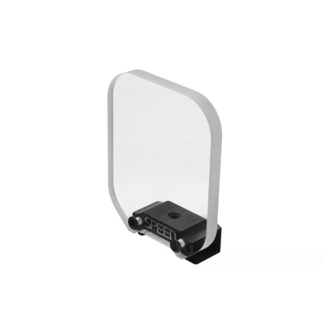 Speed Airsoft Square Optic BB Shield (Medium) - CLEAR