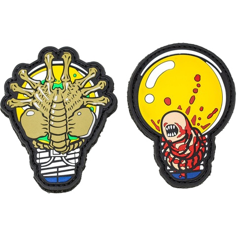 Aprilla Design PVC IFF Hook & Loop Pop Culture Patch (Face Hugger)