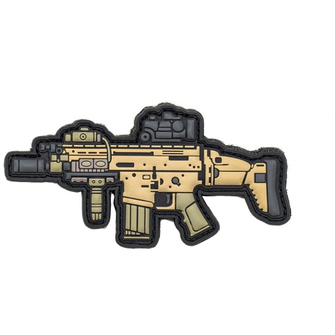 Aprilla Design PVC IFF Hook & Loop Modern Warfare Patch (SCAR-H)
