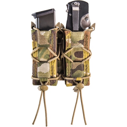 High Speed Gear Double Pistol TACO MOLLE Magazine Pouch - MULTICAM
