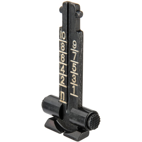 E&L Airsoft AK Series Rear Iron Sight Set - BLACK