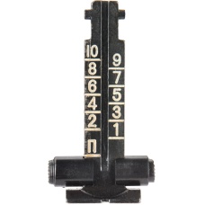 E&L Airsoft AK Series Rear Iron Sight Set - BLACK