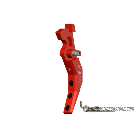 Maxx Model CNC Aluminum Advanced AEG Trigger (Style C) - RED