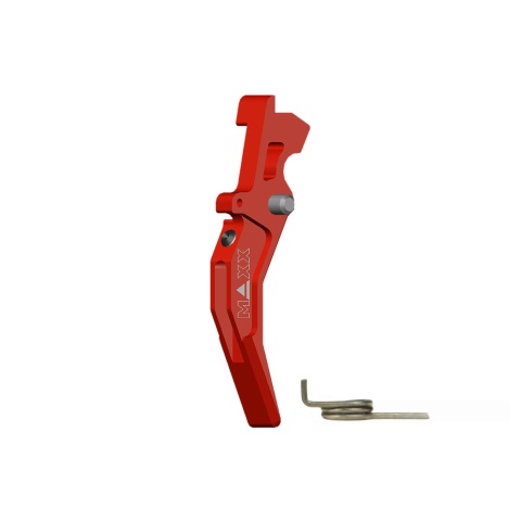 Maxx Model CNC Aluminum Advanced AEG Trigger (Style C) - RED