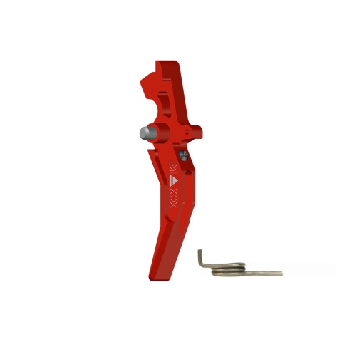 Maxx Model CNC Aluminum Advanced AEG Trigger (Style C) - RED