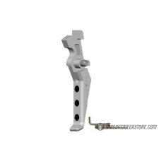 Maxx Model CNC Aluminum Advanced AEG Trigger (Style C) - SILVER