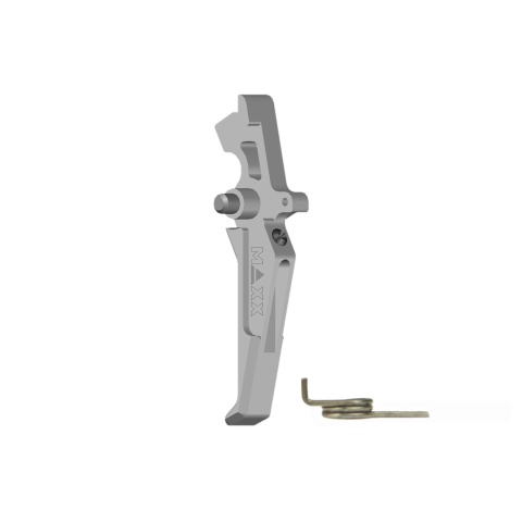 Maxx Model CNC Aluminum Advanced AEG Trigger (Style C) - SILVER