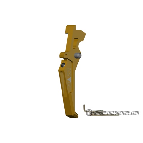 Maxx Model CNC Aluminum Advanced AEG Trigger (Style E) - DARK EARTH