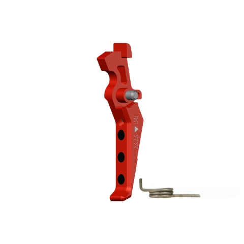 Maxx Model CNC Aluminum Advanced AEG Trigger (Style E) - RED