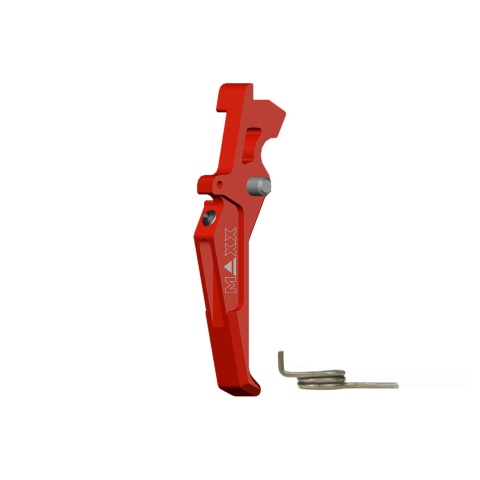 Maxx Model CNC Aluminum Advanced AEG Trigger (Style E) - RED
