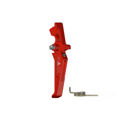 Maxx Model CNC Aluminum Advanced AEG Trigger (Style E) - RED