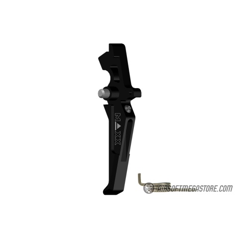 Maxx Model CNC Aluminum Advanced AEG Trigger (Style E) - BLACK