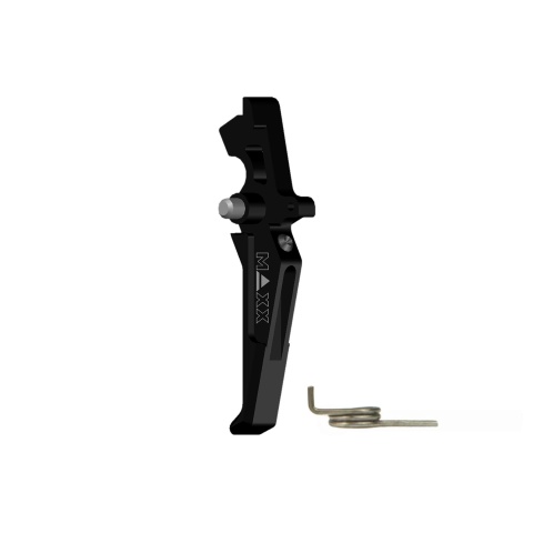 Maxx Model CNC Aluminum Advanced AEG Trigger (Style E) - BLACK