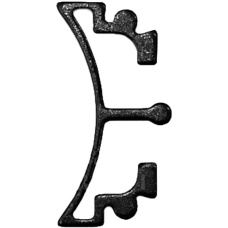 Airsoft Masterpiece Aluminum Puzzle Front Curve Long Trigger - BLACK