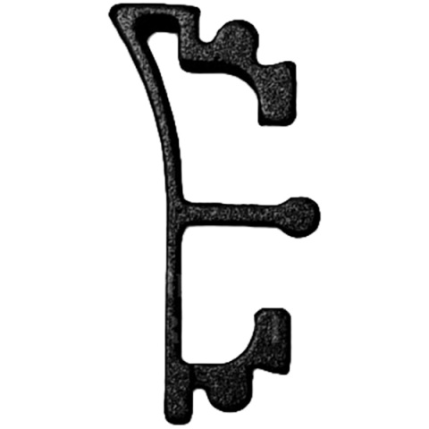 Airsoft Masterpiece Aluminum Puzzle Front Enos Trigger - BLACK