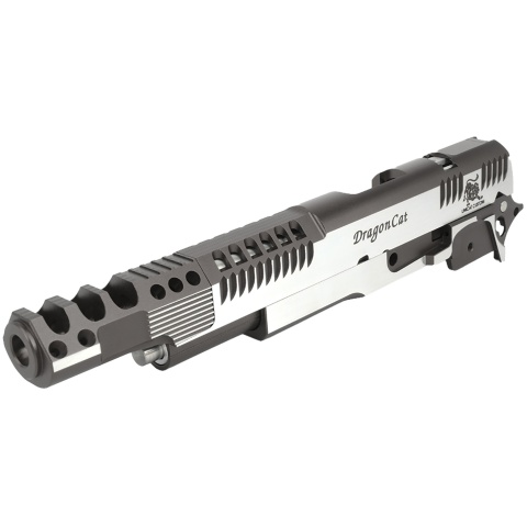 Airsoft Masterpiece Slide Kit DragonCat Open Slide Kit for Hi-Capa - TITANIUM GRAY