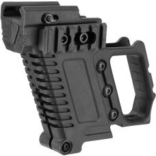 Lancer Tactical Pistol Carbine Kit for G-Series Type GBB Pistols - BLACK