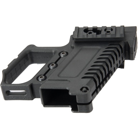Lancer Tactical Pistol Carbine Kit for G-Series Type GBB Pistols - BLACK