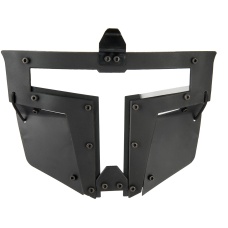 Armory T-shaped Windowed Attachment Face Mask For Bump Helmets - BLACK