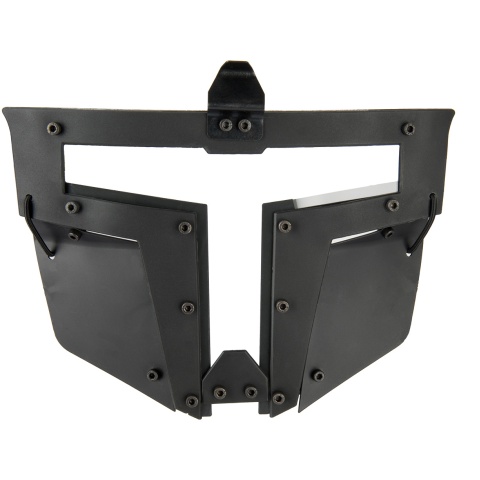 Armory T-shaped Windowed Attachment Face Mask For Bump Helmets - BLACK