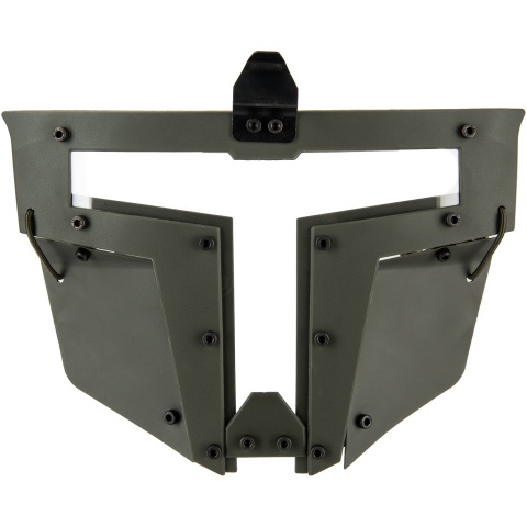 Armory T-shaped Windowed Attachment Face Mask For Bump Helmets - OD