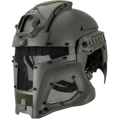 AMA Interstellar Battle Trooper Full Face Airsoft Helmet