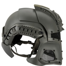 AMA Interstellar Battle Trooper Full Face Airsoft Helmet - FOLIAGE GREEN