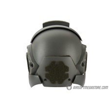 AMA Interstellar Battle Trooper Full Face Airsoft Helmet - FOLIAGE GREEN
