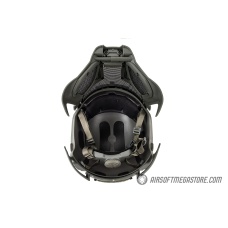 AMA Interstellar Battle Trooper Full Face Airsoft Helmet - FOLIAGE GREEN