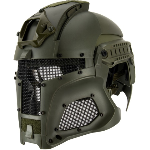 AMA Interstellar Battle Trooper Full Face Airsoft Helmet