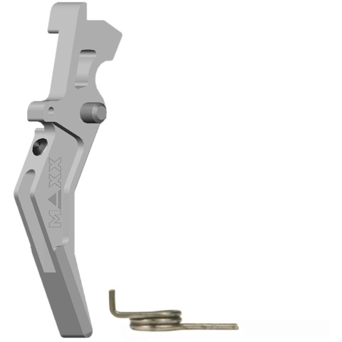 Maxx Model CNC Aluminum Advanced AEG Trigger (Style B) - SILVER