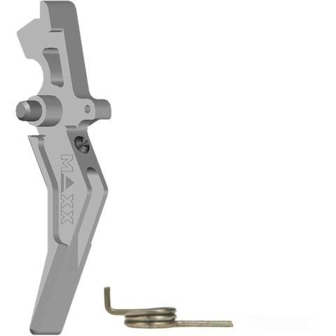 Maxx Model CNC Aluminum Advanced AEG Trigger (Style B) - SILVER