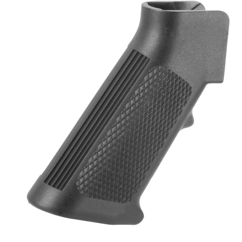 E&L Airsoft Ergonomic Polymer M4 / M16 Airsoft AEG Motor Grip - BLACK