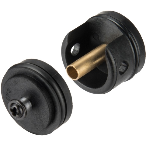 E&L Airsoft Piston & Cylinder Head for Version 3 AEG Gearbox - BLACK