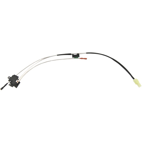 E&L Airsoft Silver AEG Switch and Wire Assembly for Version 2 Gearbox