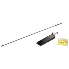 Lancer Tactical M870 Full Metal Tri-Shot Airsoft Shotgun - BLACK