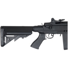 Lancer Tactical Airsoft M14 EBR AEG Full Metal w/ Crane Stock - BLACK