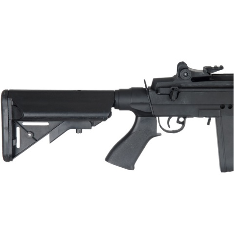 Lancer Tactical Airsoft M14 EBR AEG Full Metal w/ Crane Stock - BLACK