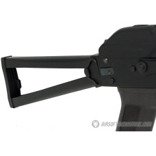 Lancer Tactical Full Metal AKS-74UN Airsoft AEG Rifle - BLACK