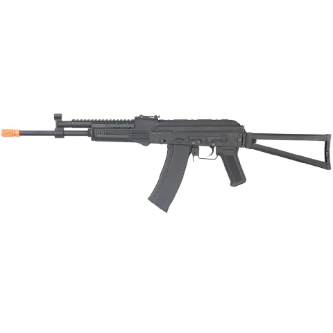 Lancer Tactical LT-740J AEG Full Metal w/ Gas Block Rail - BLACK