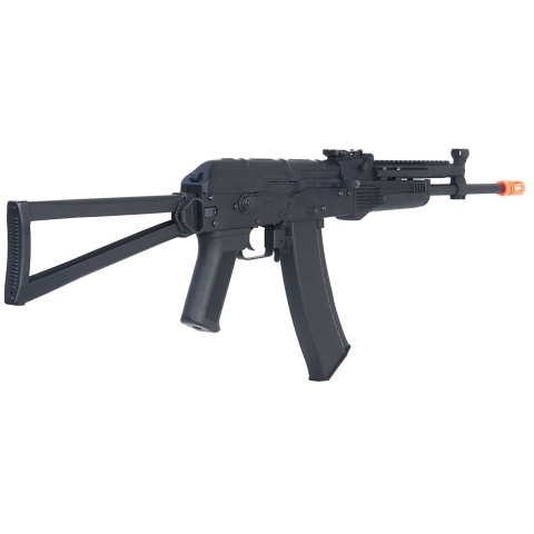 Lancer Tactical LT-740J AEG Full Metal w/ Gas Block Rail - BLACK