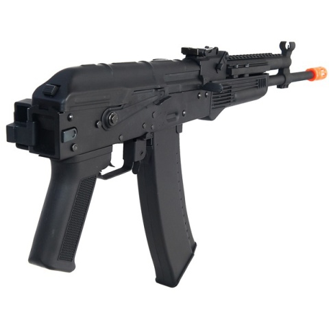 Lancer Tactical LT-740J AEG Full Metal w/ Gas Block Rail - BLACK