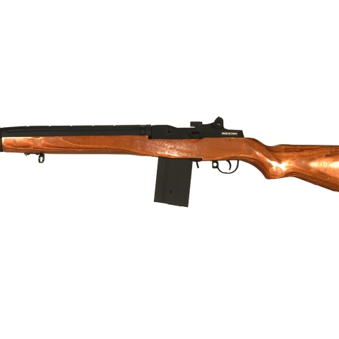 Lancer Tactical M14 Real Wood Full Metal AEG - WOOD/BLACK