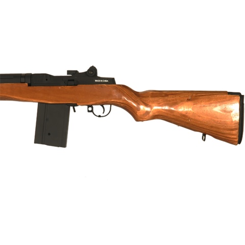 Lancer Tactical M14 Real Wood Full Metal AEG - WOOD/BLACK