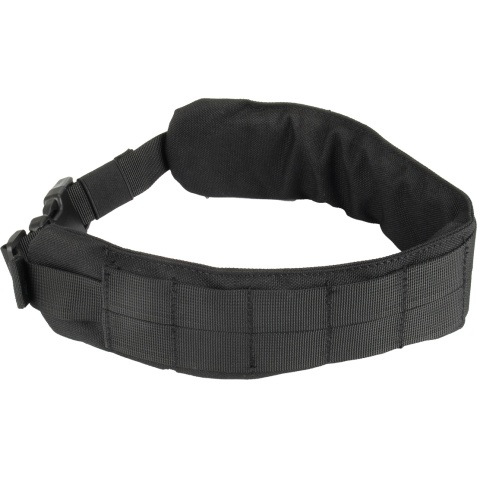 Lancer Tactical 1000D Nylon Youth MOLLE Vest w/ Battle Belt [S] - BLACK - BLACK