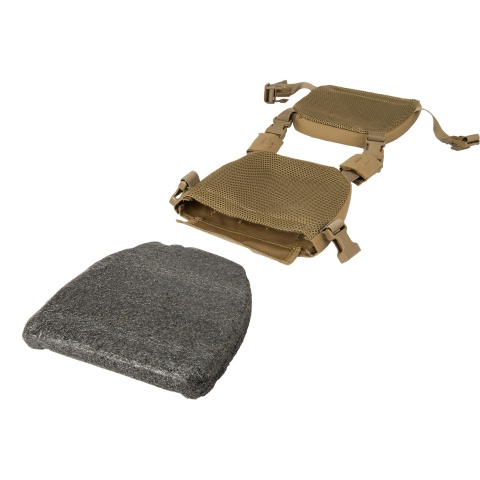 Lancer Tactical 1000D Nylon Youth MOLLE Vest w/ Battle Belt [S] - TAN