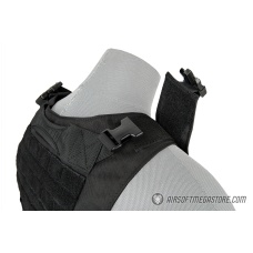 Lancer Tactical 1000D Nylon AAV Style Plate Carrier - BLACK