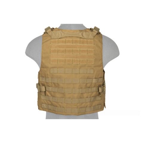 Lancer Tactical 1000D Nylon MOLLE Utility Vest - KHAKI